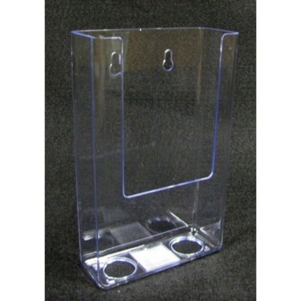 NEW Wall Mount Acrylic Brochure Holder LOT OF 5
